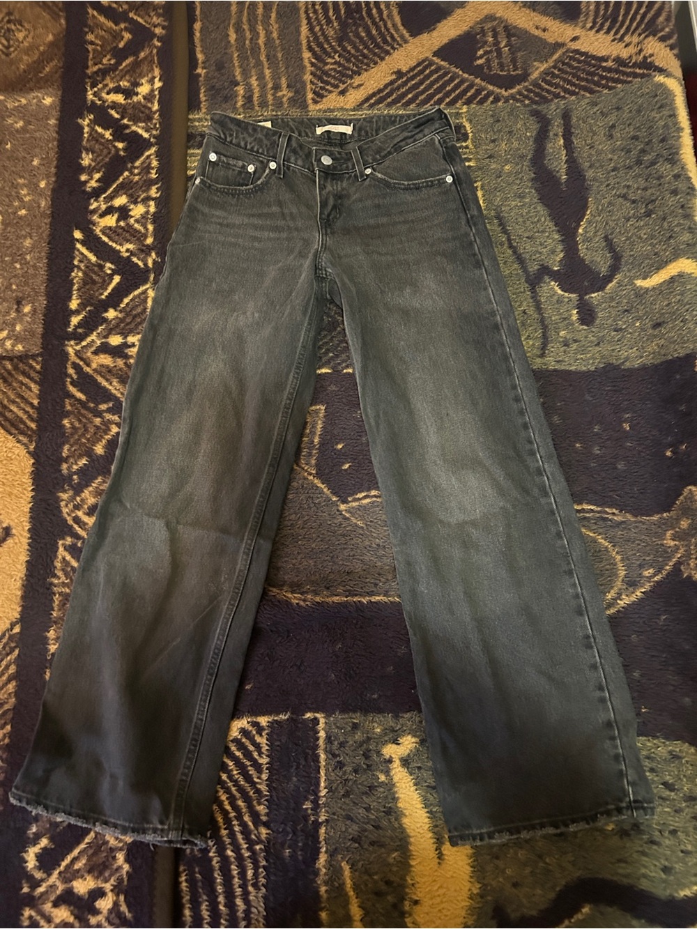 Levi’s low loose Women's Wide Leg Jeans in Faded Black